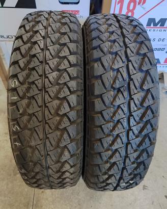 2 Gomme NUOVE 205 75 15 Goodyear Wrangler AT/R