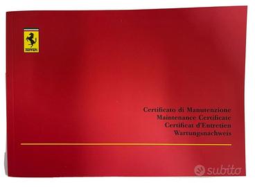 Ferrari 360 430 550 599 manuale tagliandi officina