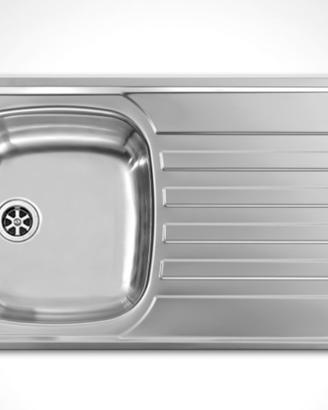 Lavabo una vasca acciaio