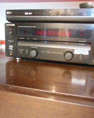 impianto HiFi audio video Kenvood con casse jbl