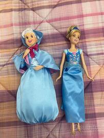 Bambole Cenerentola e fata madrina