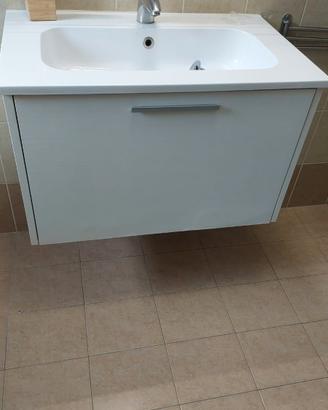 Mobile lavabo bagno sospeso