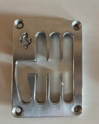 Placca selettore cambio Ferrari