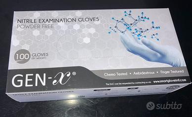 Guanti nitrile GEN-X , senza polvere, chemo tested