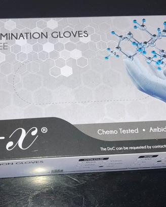 Guanti nitrile GEN-X , senza polvere, chemo tested