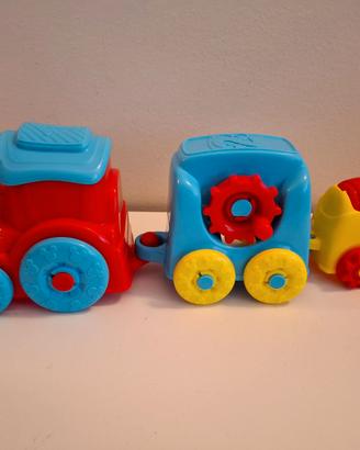 Gioco didattico evolutivo - Trenino impilabile