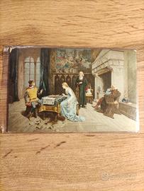 Cartolina tema scacchi schach Chess echecs 