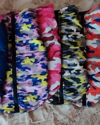 Set cappottini per cani.