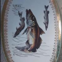 hutschenreuther germany piatti con pesci