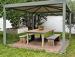 Gazebo da giardino mt. 4x4  modello Giza