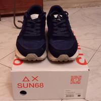 SCARPE SNEAKERS SUN 68 N 39 COLORE BLUE BRILLANTE