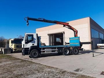 IVECO AD 260S36 6x2 km 167.000 gru e pianale