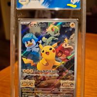 Pikachu promo 001 SV-P GRAAD 10