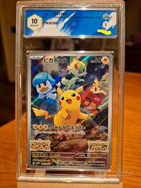 Pikachu promo 001 SV-P GRAAD 10