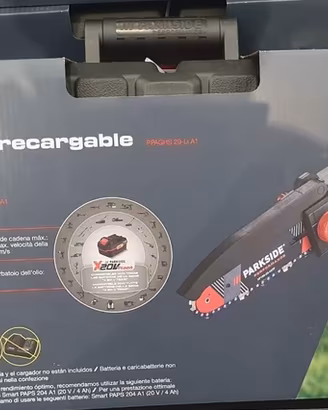 Motosega Batteria 20V Parkside Performance