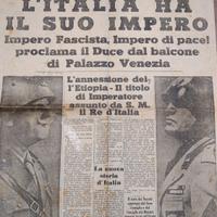 prime pagine di giornali antichi 