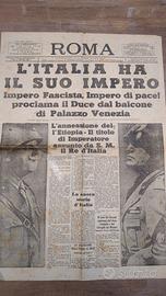 prime pagine di giornali antichi 