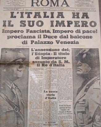 prime pagine di giornali antichi 