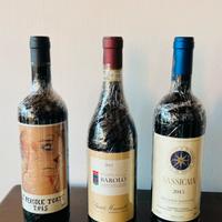 Lotto Mascarello Sassicaia Pergole torte
