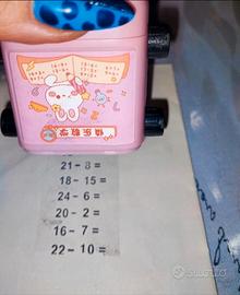 Timbro rotante matematica per bambini