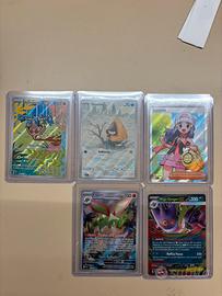 Lotto 5 Carte Pokémon
