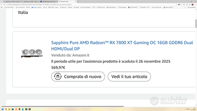 Sapphire Pure AMD Radeon™ RX 7800 XT Gaming OC 16G