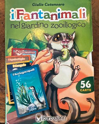 I Fantanimali nel giardino zooillogico gioco carte