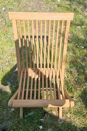 Sedie in teak massello Unopiù 