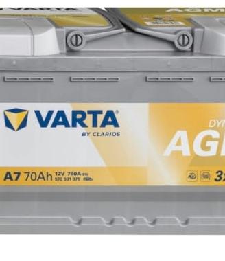 Batteria VARTA AGM A7 70Ah NUOVA