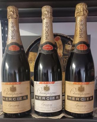 TRIO BOTTIGLIE CHAMPAGNE VINTAGE MERCIER EPERNAY