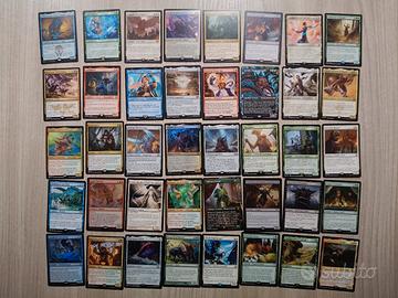 Lotto 40 rare Magic MTG con Foil