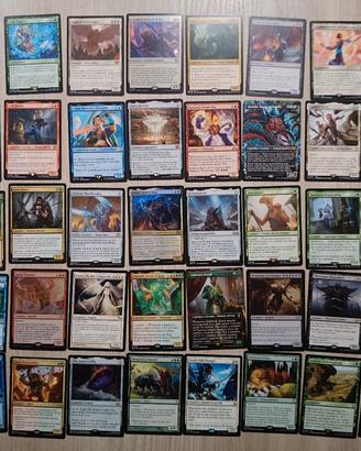 Lotto 40 rare Magic MTG con Foil