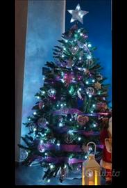 Albero di Natale con serie di luci (300 Led)