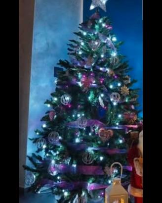 Albero di Natale con serie di luci (300 Led)