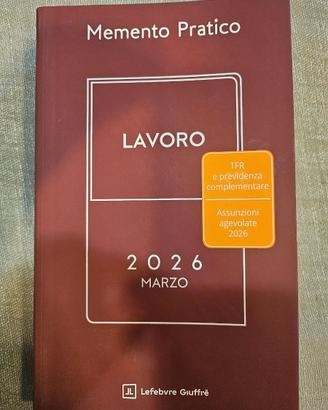 nuovissimo MEMENTO LAVORO MARZO 2026