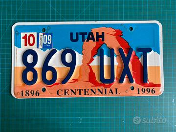 Targa originale Utah (USA)