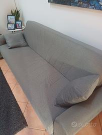 Divano trasformabile 3 posti meccanismo clic-clac