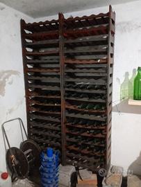 Mensole portabottiglie cantina 