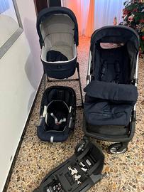 set trio Inglesina aptica e base isofix per auto