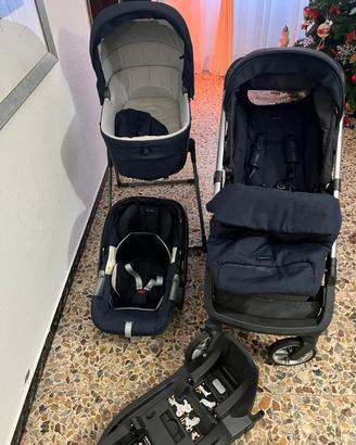 set trio Inglesina aptica e base isofix per auto