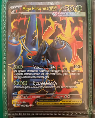 Carta Pokémon Mega Heracross Ex PFL IT 108/094