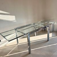 tavolo in vetro allungabile
