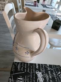 10 brocche pugliesi in terracotta con gallo