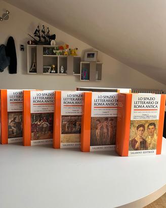 lo spazio letterario di Roma antica dal vol 1 al 5