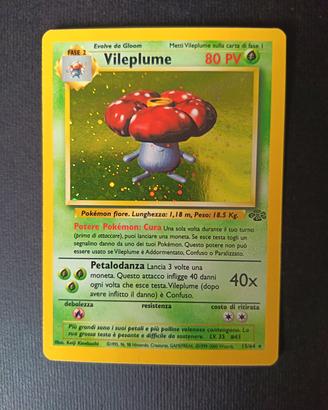 Vileplume Rara Holo jungle ita 1999 WOTC
