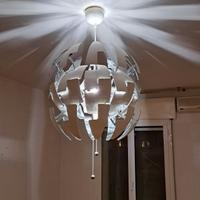 Lampadario a sospensione argento