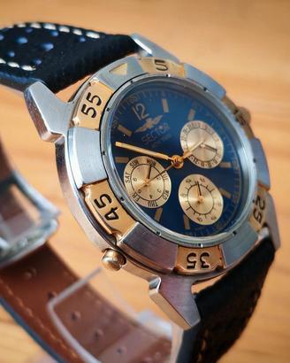Sector ADV 2500 Calendar Blu Oro Ronda Swiss 37mm