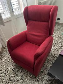 Poltrona reclinabile motorizzata con alzata