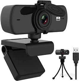 Webcam per PC con Microfono,Full HD 1440P