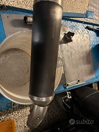 Scarico in carbonio per honda nc750